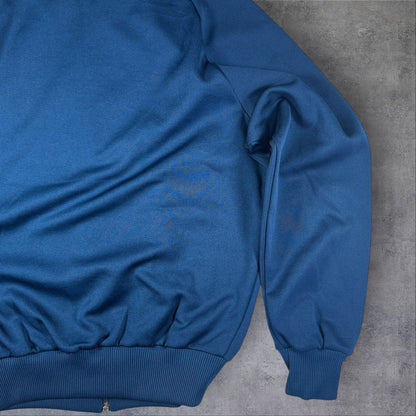 80s adidas トラックジャケット ネイビー デサント製 2号 ad-t-2505-010