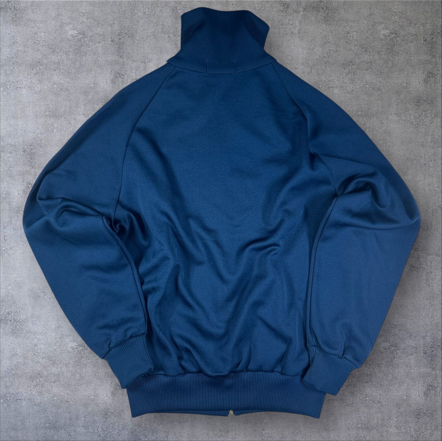 80s adidas トラックジャケット ネイビー デサント製 2号 ad-t-2505-010