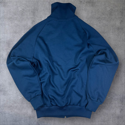 80s adidas トラックジャケット ネイビー デサント製 2号 ad-t-2505-010