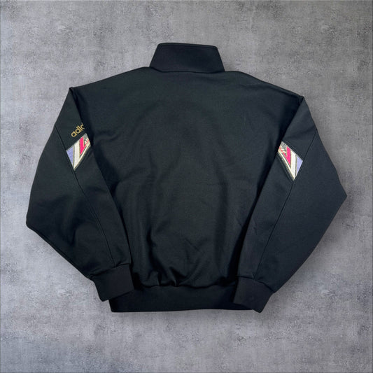 90s adidas トラックジャケット ブラック デサント製 L ad-u-2505-023