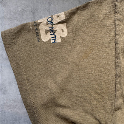 90s STAR WARS HAN SOLO 両面プリント Changes USA製 カーキ S d-t-2505-013