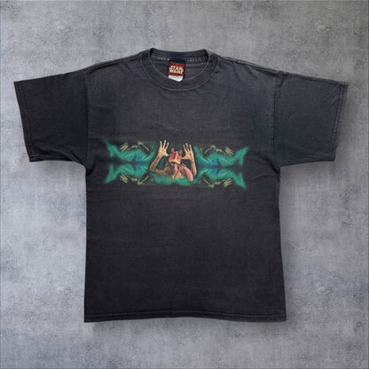 90s STAR WARS EPISODE1 Jar Jar Binks ブラック L d-x-2505-005