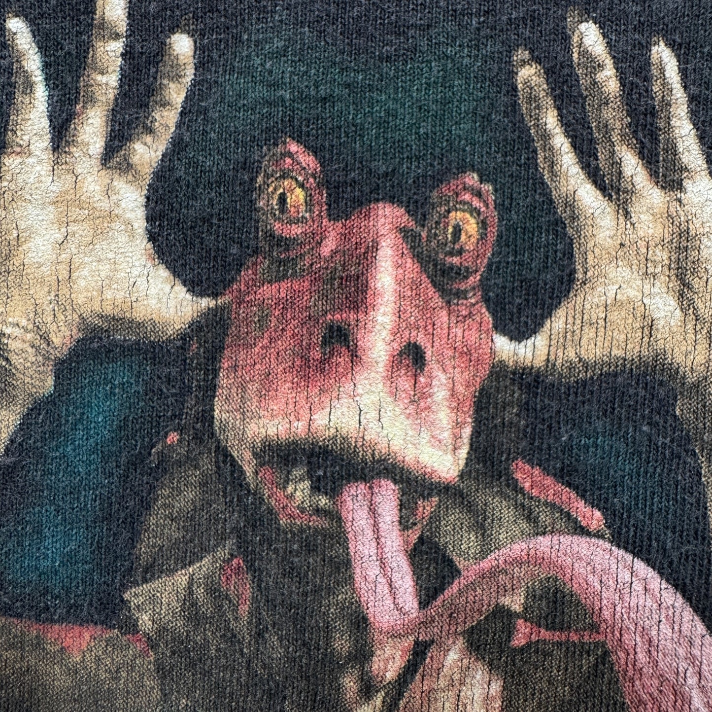 90s STAR WARS EPISODE1 Jar Jar Binks ブラック L d-x-2505-005