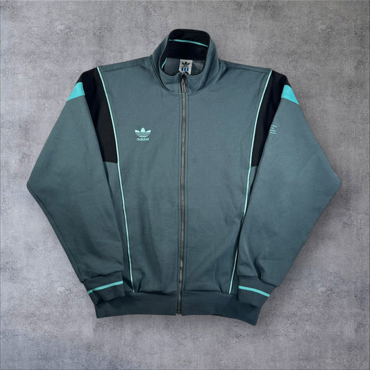 90s adidas トラックジャケット ネイビー デサント製 ad-u-2505-024