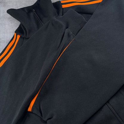 80s adidas トラックジャケット ブラック デサント製 2号 ad-t-2505-016