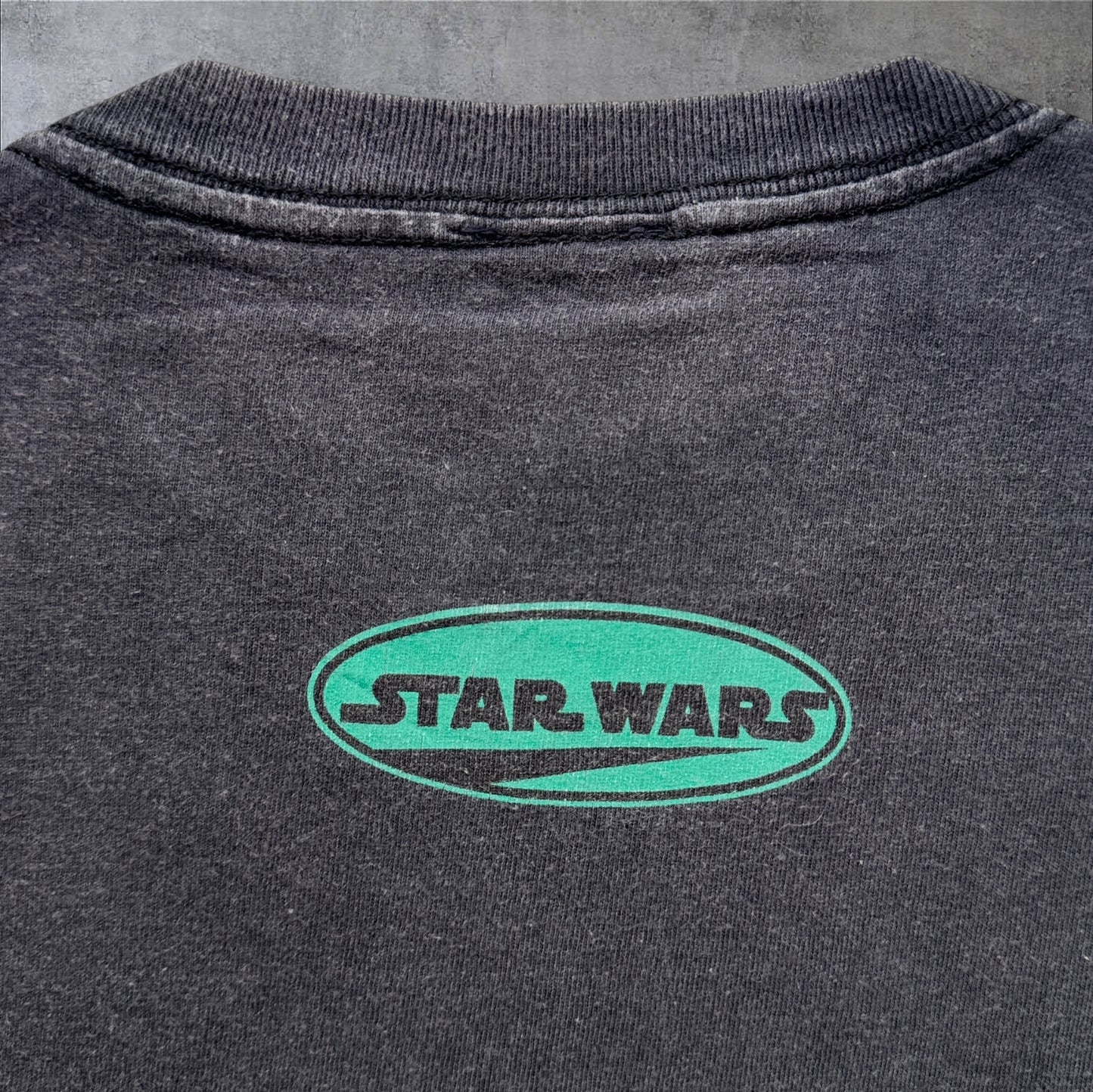 90s STAR WARS EPISODE1 Jar Jar Binks ブラック L d-x-2505-005