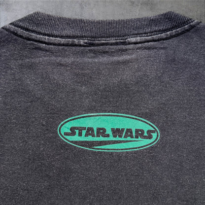 90s STAR WARS EPISODE1 Jar Jar Binks ブラック L d-x-2505-005