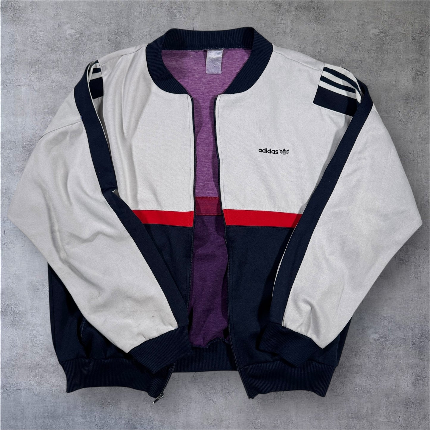 80s-90s adidas トラックジャケット グレー ad-t-2505-002