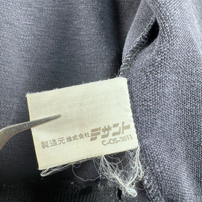 80s adidas トラックジャケット ブラック デサント製 西ドイツ製 5号 ad-t-2505-013