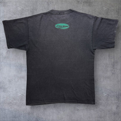 90s STAR WARS EPISODE1 Jar Jar Binks ブラック L d-x-2505-005