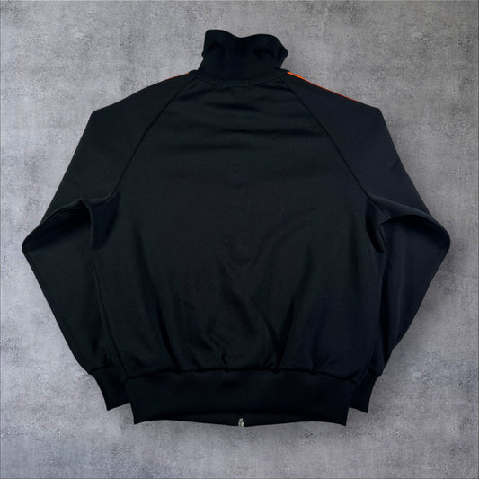 80s adidas トラックジャケット ブラック デサント製 2号 ad-t-2505-016
