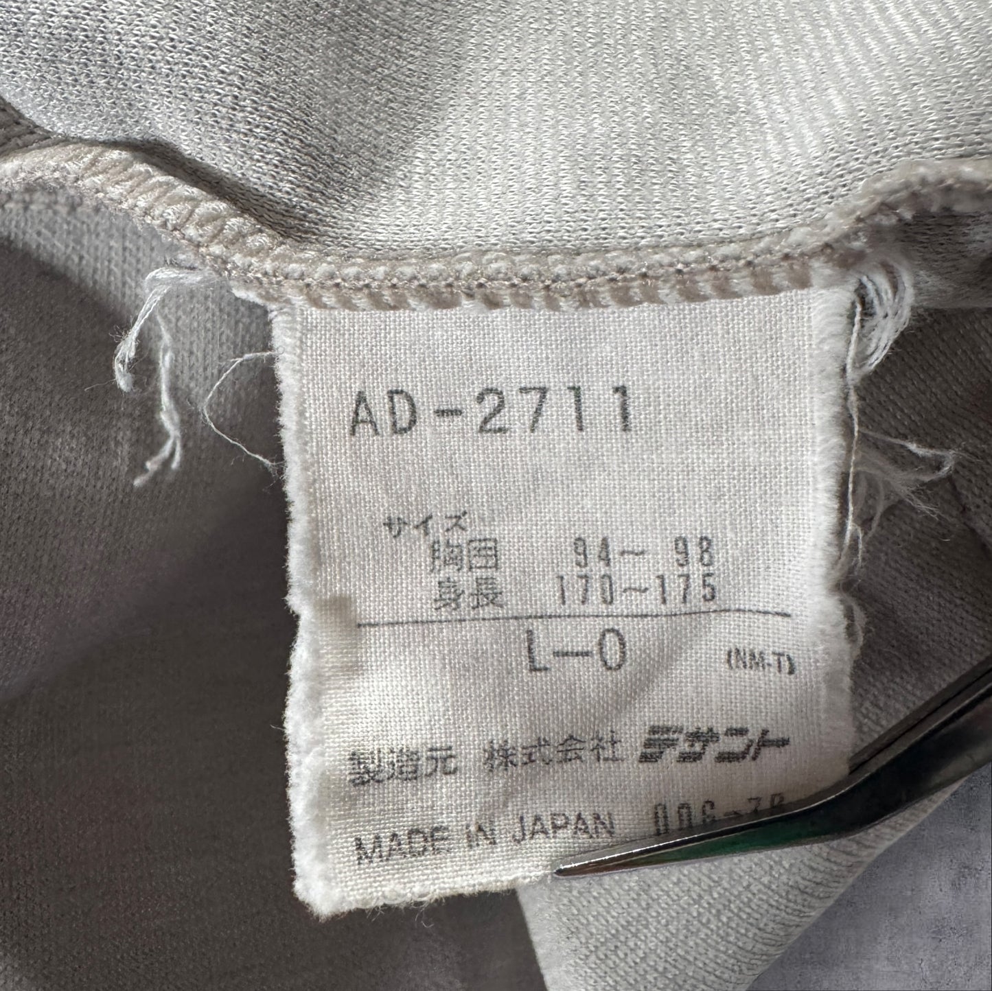 90s adidas トラックジャケット グレー デサント L ad-u-2505-008