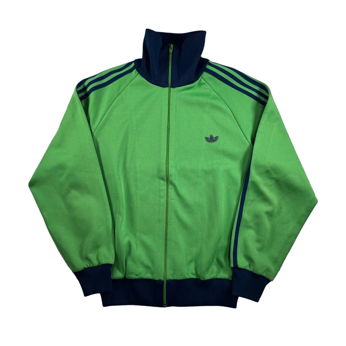 80s adidas トラックジャケット グリーン デサント製 3号 ad-t-2505-014