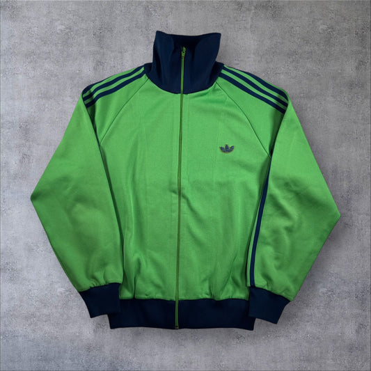 80s adidas トラックジャケット グリーン デサント製 3号 ad-t-2505-014