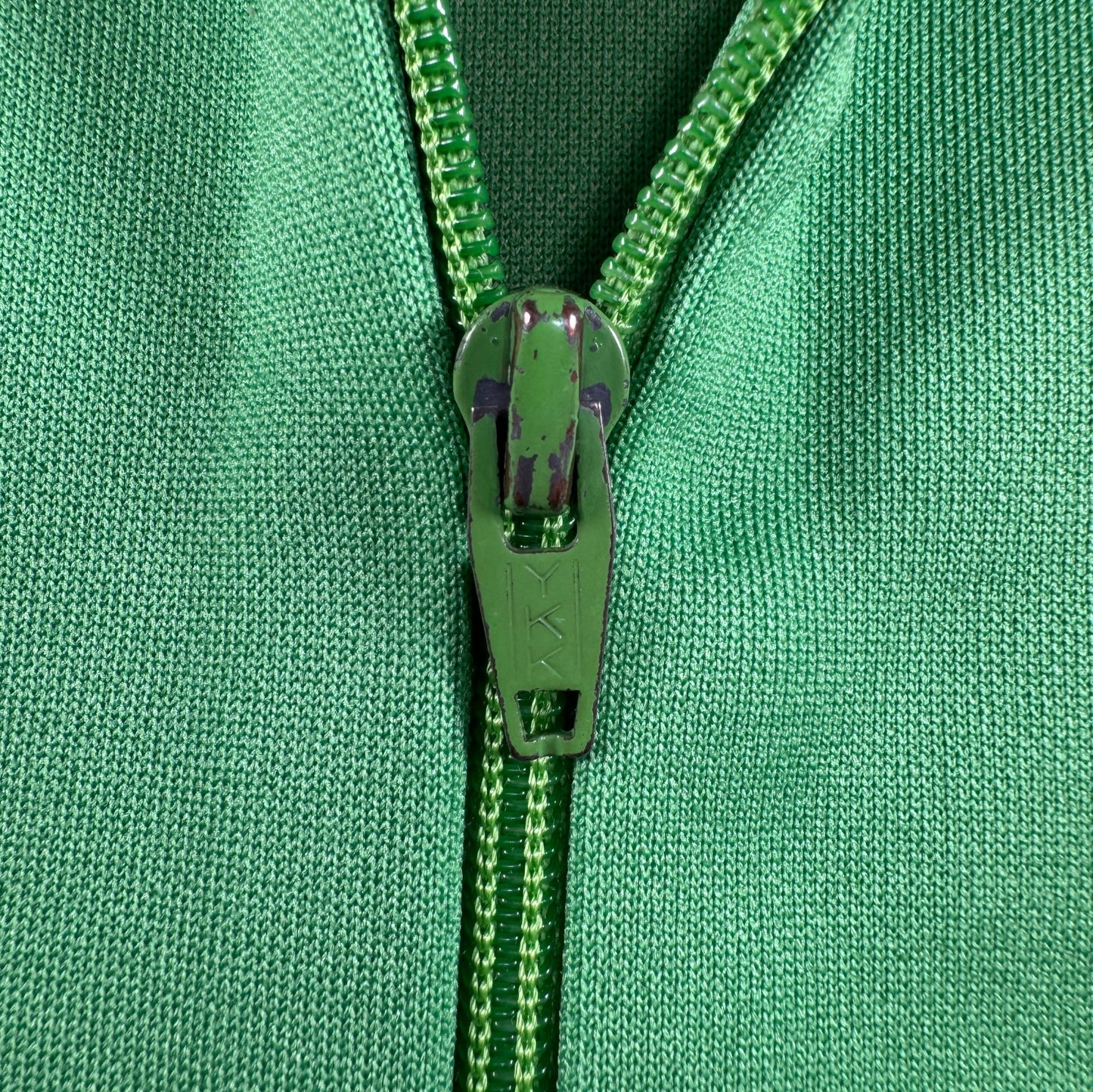 80s adidas トラックジャケット グリーン デサント製 3号 ad-t-2505-014