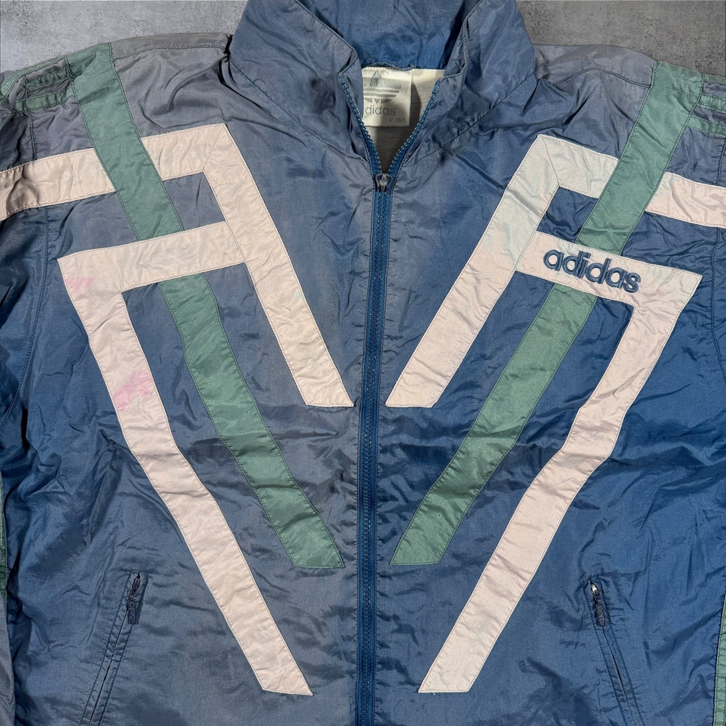 80s adidas ナイロンジャケット 銀タグ ad-u-2505-006