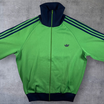 80s adidas トラックジャケット グリーン デサント製 3号 ad-t-2505-014