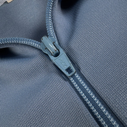 70s 80s adidas トラックジャケット 水色 デサント M ad-t-2505-017