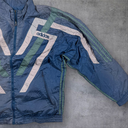 80s adidas ナイロンジャケット 銀タグ ad-u-2505-006