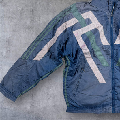 80s adidas ナイロンジャケット 銀タグ ad-u-2505-006