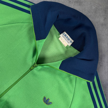 80s adidas トラックジャケット グリーン デサント製 3号 ad-t-2505-014
