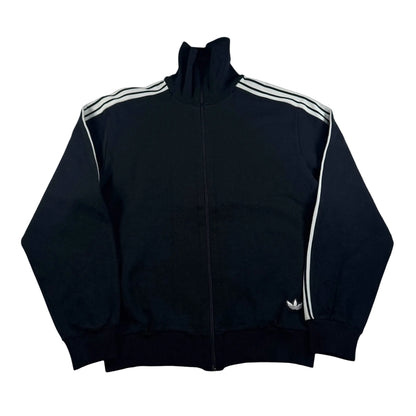 70s adidas トラックジャケット ブラック デサント 西ドイツ製  3号 ad-t-2505-019