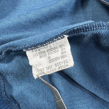 80s adidas トラックジャケット ネイビー 赤ライン デサント製 1号 ad-t-2505-011