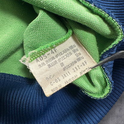 80s adidas トラックジャケット グリーン デサント製 3号 ad-t-2505-014