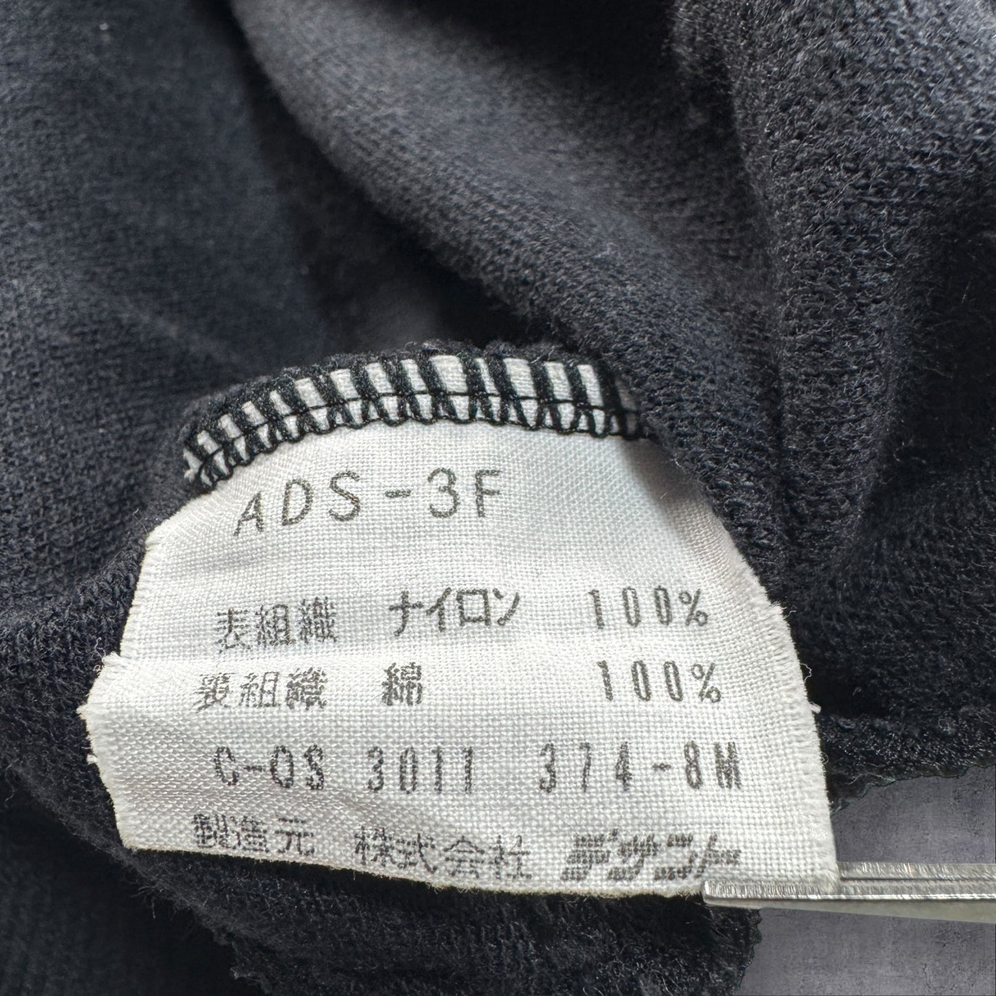 70s adidas トラックジャケット ブラック デサント 西ドイツ製  3号 ad-t-2505-019