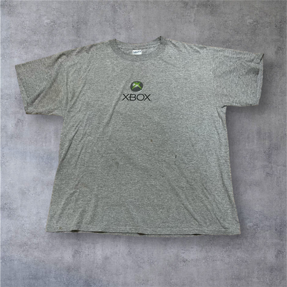 00s XBOX 企業T グレー Tシャツ ゲームT マイクロソフト 古着 co-000003