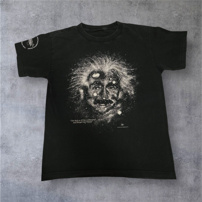 90s アインシュタイン グラフィック アートT 蓄光 a-000003