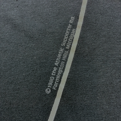 80s タキシード 騙し絵 アートT Hanes USA製 ブラック XL a-u-2505-086