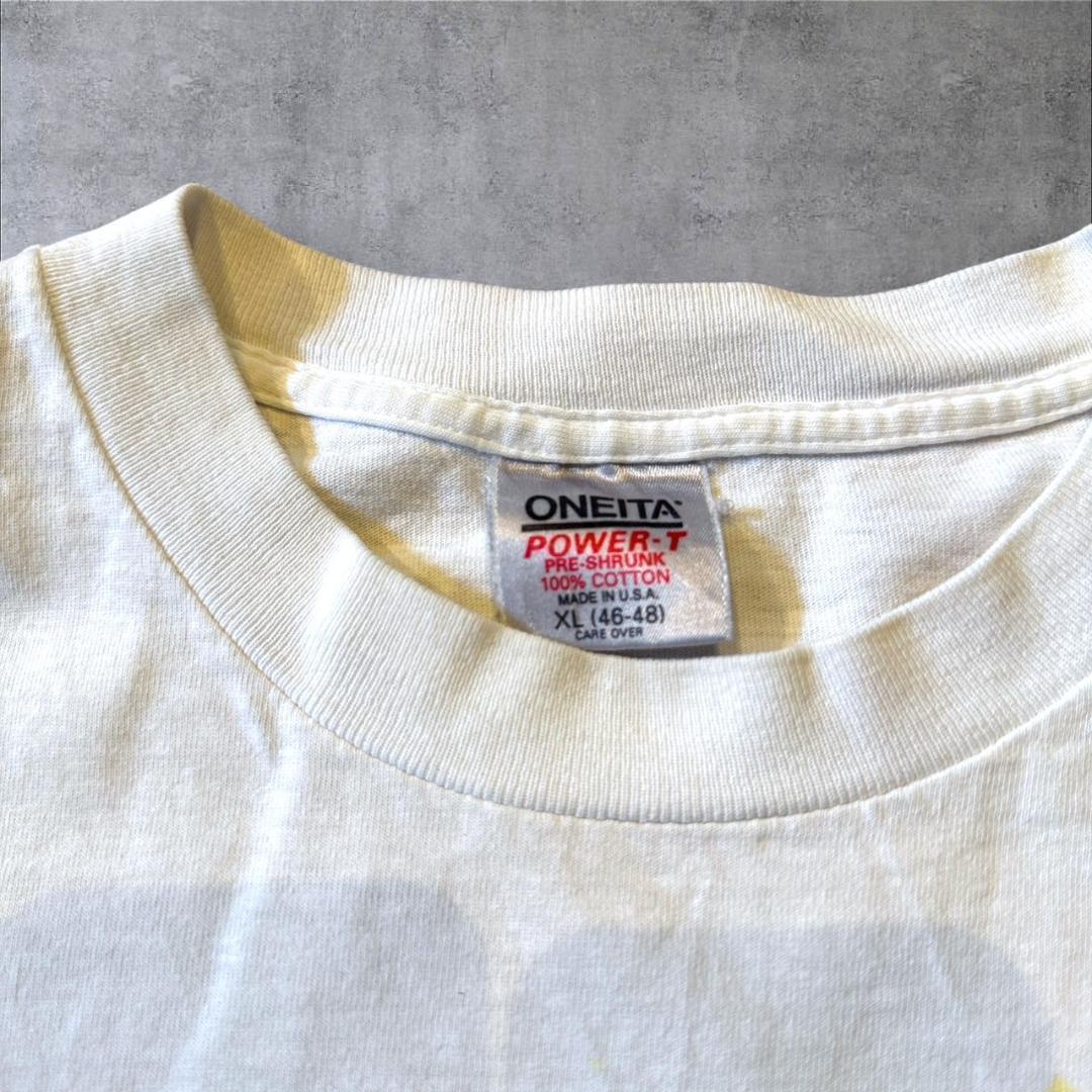 90s アインシュタイン Tシャツ アートT ロンT 白 z-000024