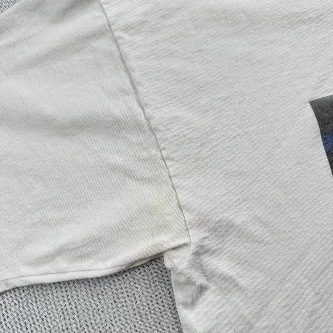 90s Tシャツ ミケランジェロ アートT pull my 白 a-u-2505-081