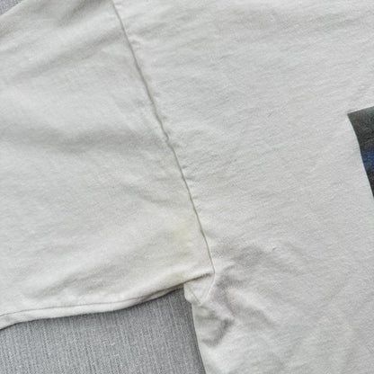 90s Tシャツ ミケランジェロ アートT pull my 白 a-u-2505-081