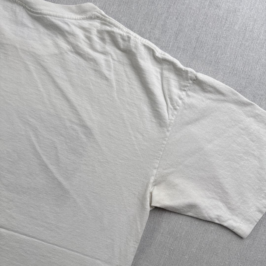 90s Tシャツ ミケランジェロ アートT pull my 白 a-u-2505-081