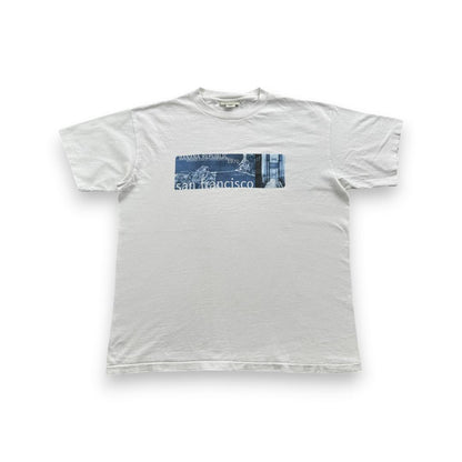 90s バナナリパブリック USA製 Tシャツ フォトT アートT br-x-2505-003