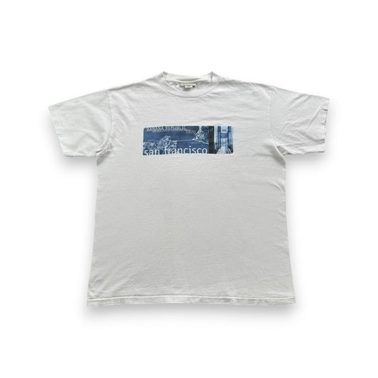 90s バナナリパブリック USA製 Tシャツ フォトT アートT br-x-2505-003