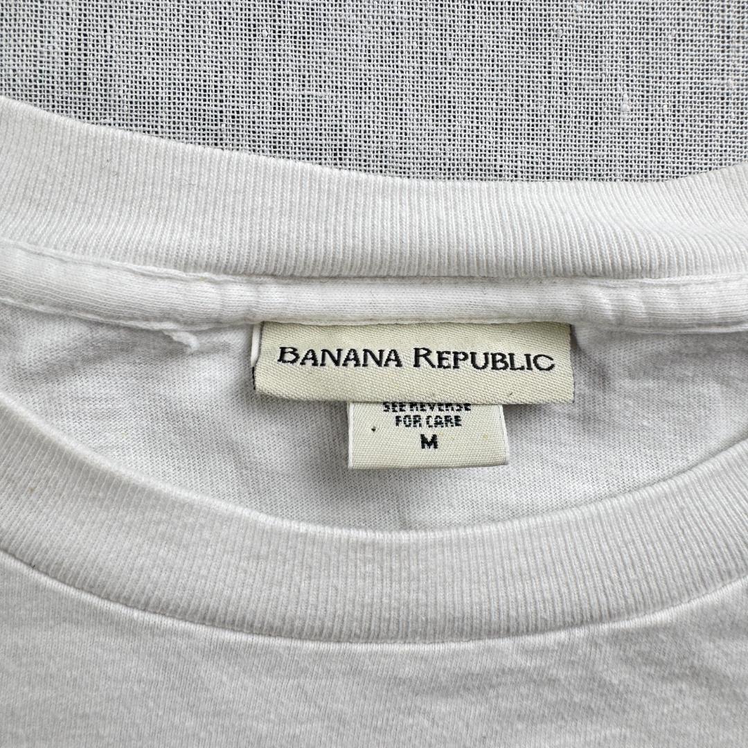 90s バナナリパブリック USA製 Tシャツ フォトT アートT br-x-2505-003