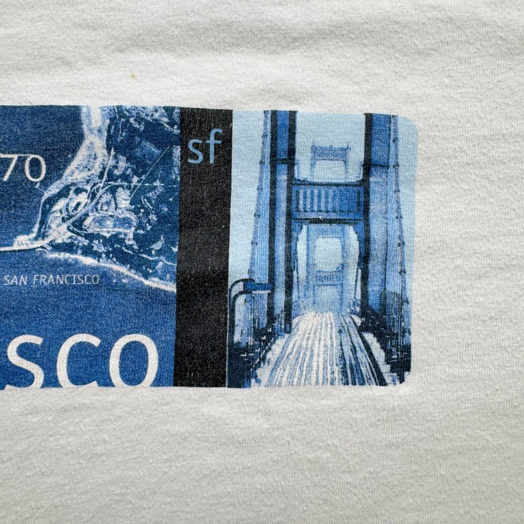 90s バナナリパブリック USA製 Tシャツ フォトT アートT br-x-2505-003