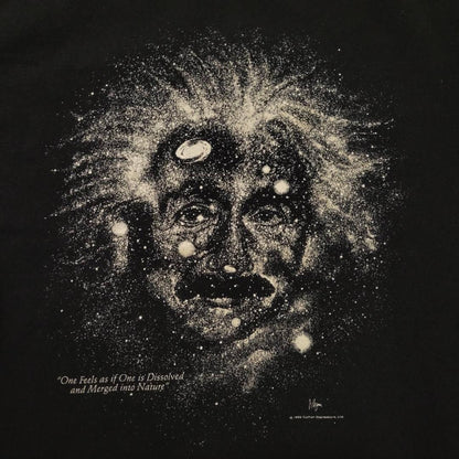 90s アインシュタイン グラフィック アートT 蓄光 a-000003