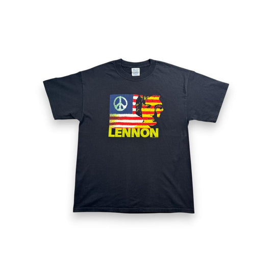 00s JOHN LENNON ジョンレノン オノヨーコ Tシャツ ba-t-2505-004