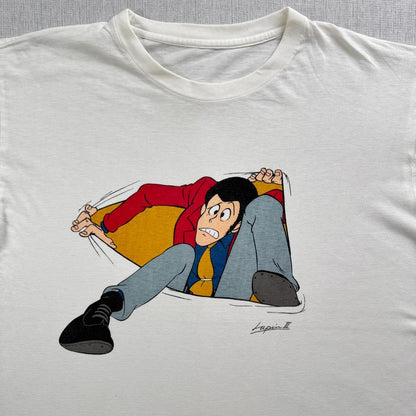 90s ルパン三世 Tシャツ 白 シングルステッ ch-t-2505-012