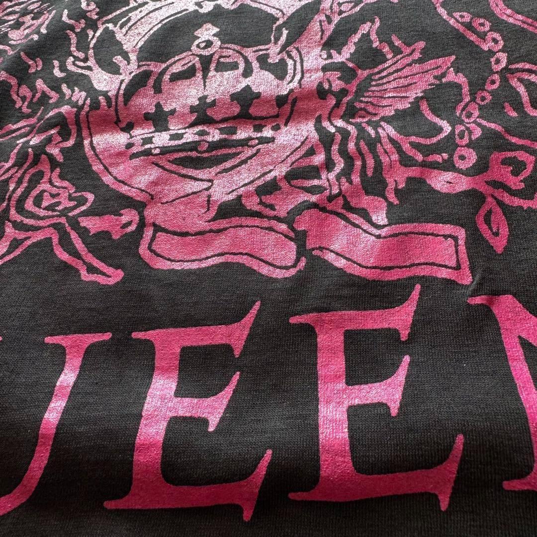 90s QUEEN Tシャツ クイーン EMPIRE フレディ 黒 ba-000018