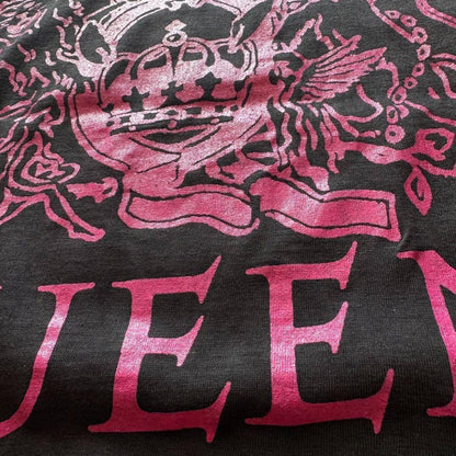 90s QUEEN Tシャツ クイーン EMPIRE フレディ 黒 ba-000018