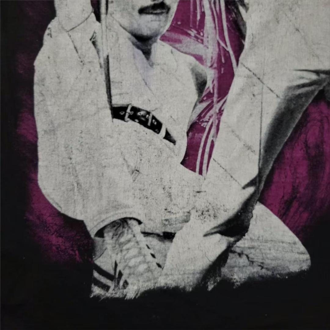 90s QUEEN Tシャツ クイーン EMPIRE フレディ 黒 ba-000018