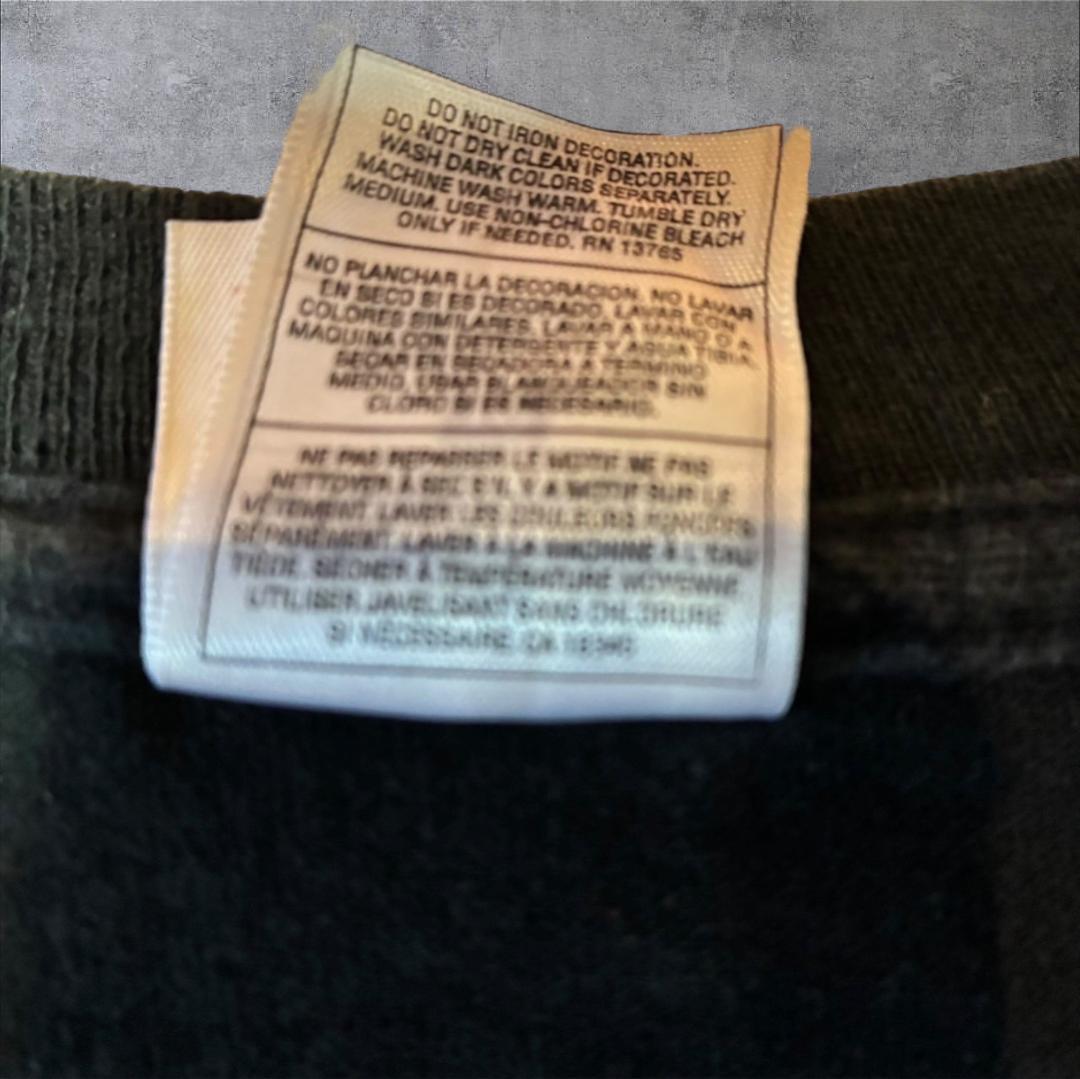 90s 総柄 壁画 エジプト ヒエログリフ リペア跡 フルーツオブザルーム XL a-u-2505-092