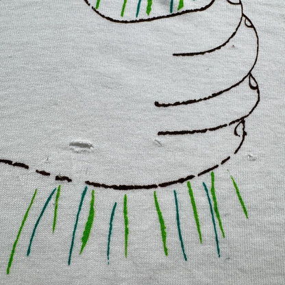 00s Tシャツ ピカソ 花束を持つ手 アート 白 M 白 a-t-2505-011