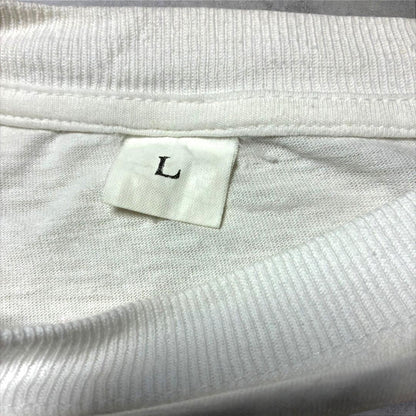 90s イタリア ローマ ROMA スーベニアT ホワイト L a-u-2505-078