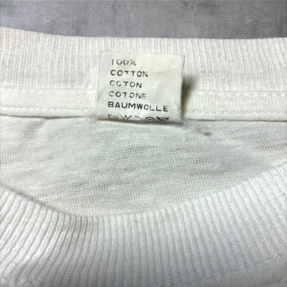 90s イタリア ローマ ROMA スーベニアT ホワイト L a-u-2505-078